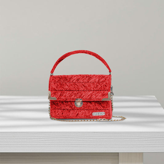 Red Velvet Bag